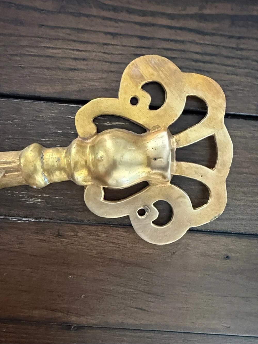 Rustic Vintage Brass Key Holder Antique Look Entryway Key Organizer